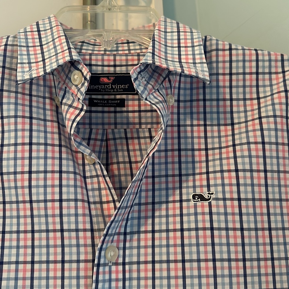 Vineyard vines size M Whale shirt.